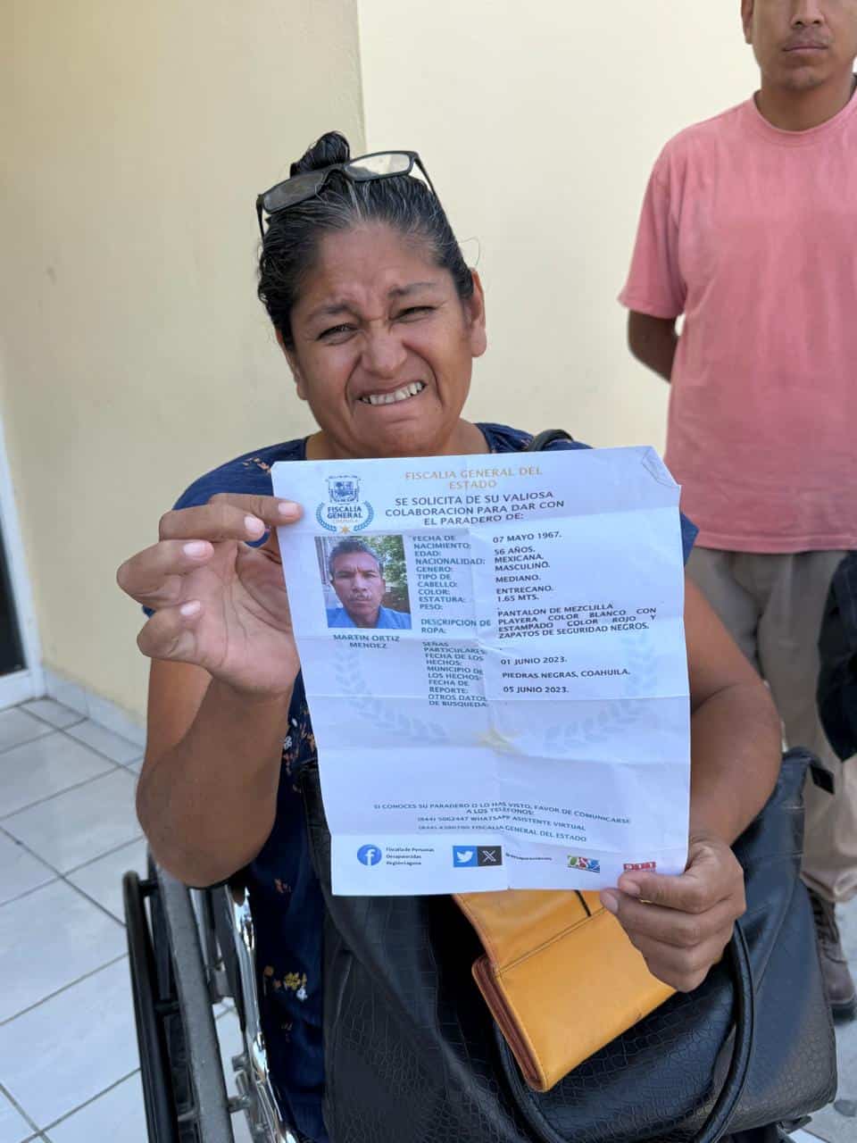 Dolores Reyes busca respuestas sobre la desaparición de su esposo en Monclova