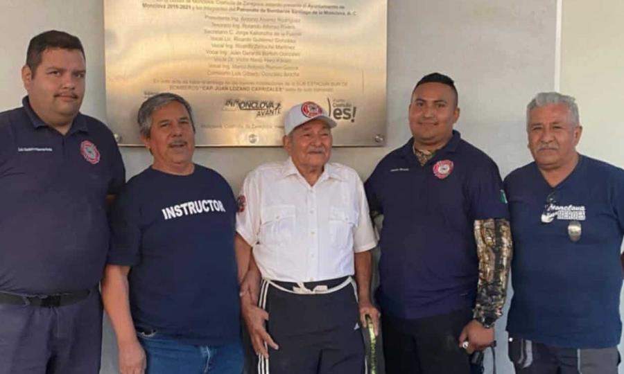 Protección Civil Monclova Rinde Homenaje al Capitán Juan Lozano Carrizales