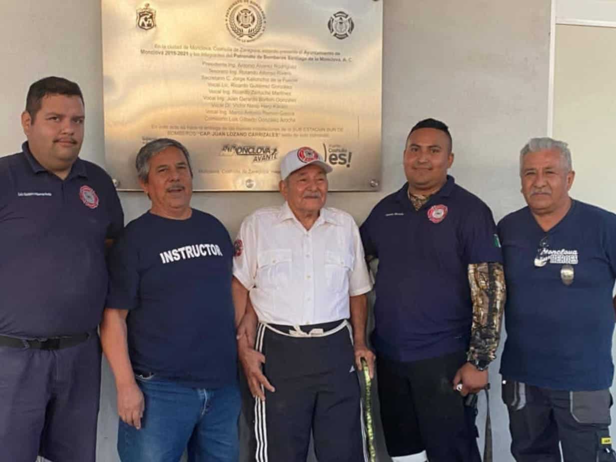 Protección Civil Monclova Rinde Homenaje al Capitán Juan Lozano Carrizales