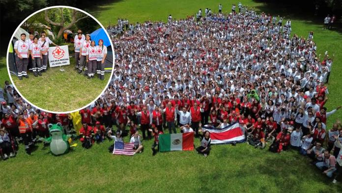 Jóvenes de Cruz Roja Acuña representan a la ciudad en campamento nacional en Morelos