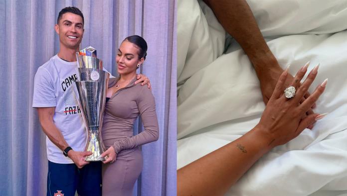 Cristiano Ronaldo y Georgina Rodríguez se comprometen: el anillo que deslumbra al mundo