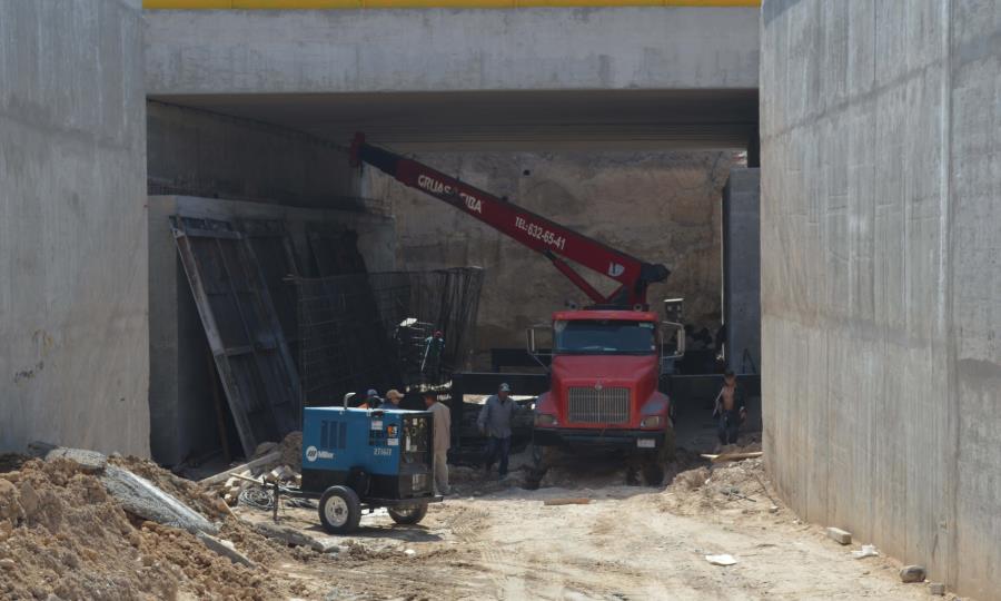 Avance del 80% en la construcción del par vial de la colonia Occidental en Frontera