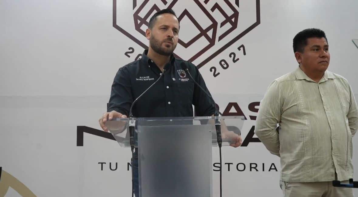 Alcalde Jacobo Rodríguez evita responder sobre antidoping y arremete contra reportera