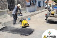 Alcaldesa Laura Jiménez lidera mejoras viales en Múzquiz