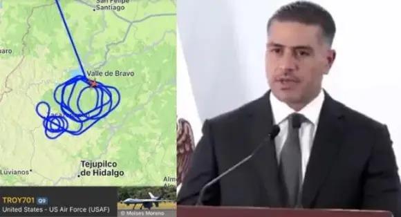 Dron de EE. UU. sobrevuela Estado de México con permiso oficial