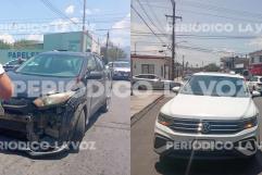 Choque entre dos camionetas moviliza a la Policía Municipal