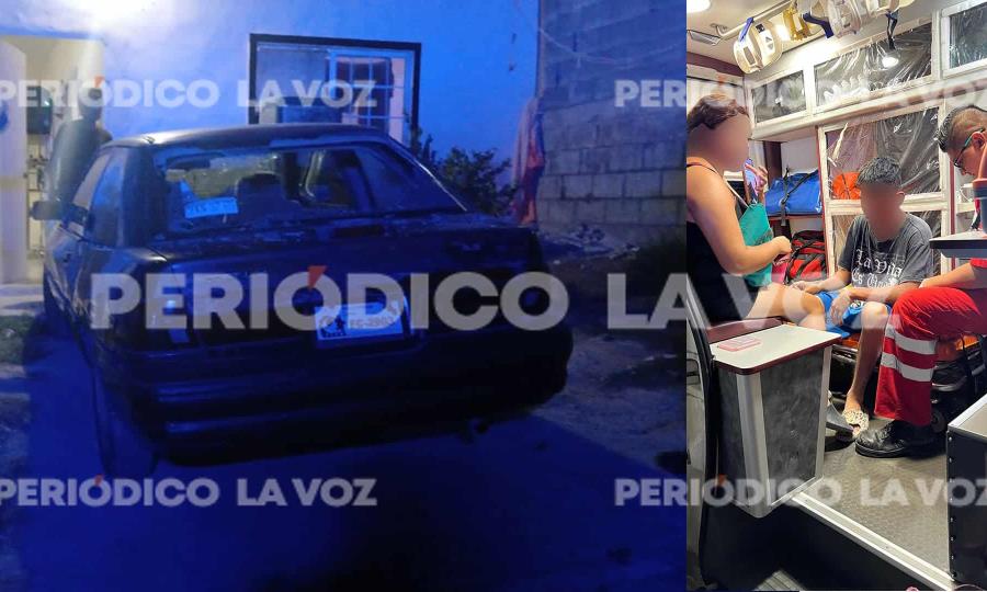 Policía y Cruz Roja intervienen en altercado por daños a vehículo