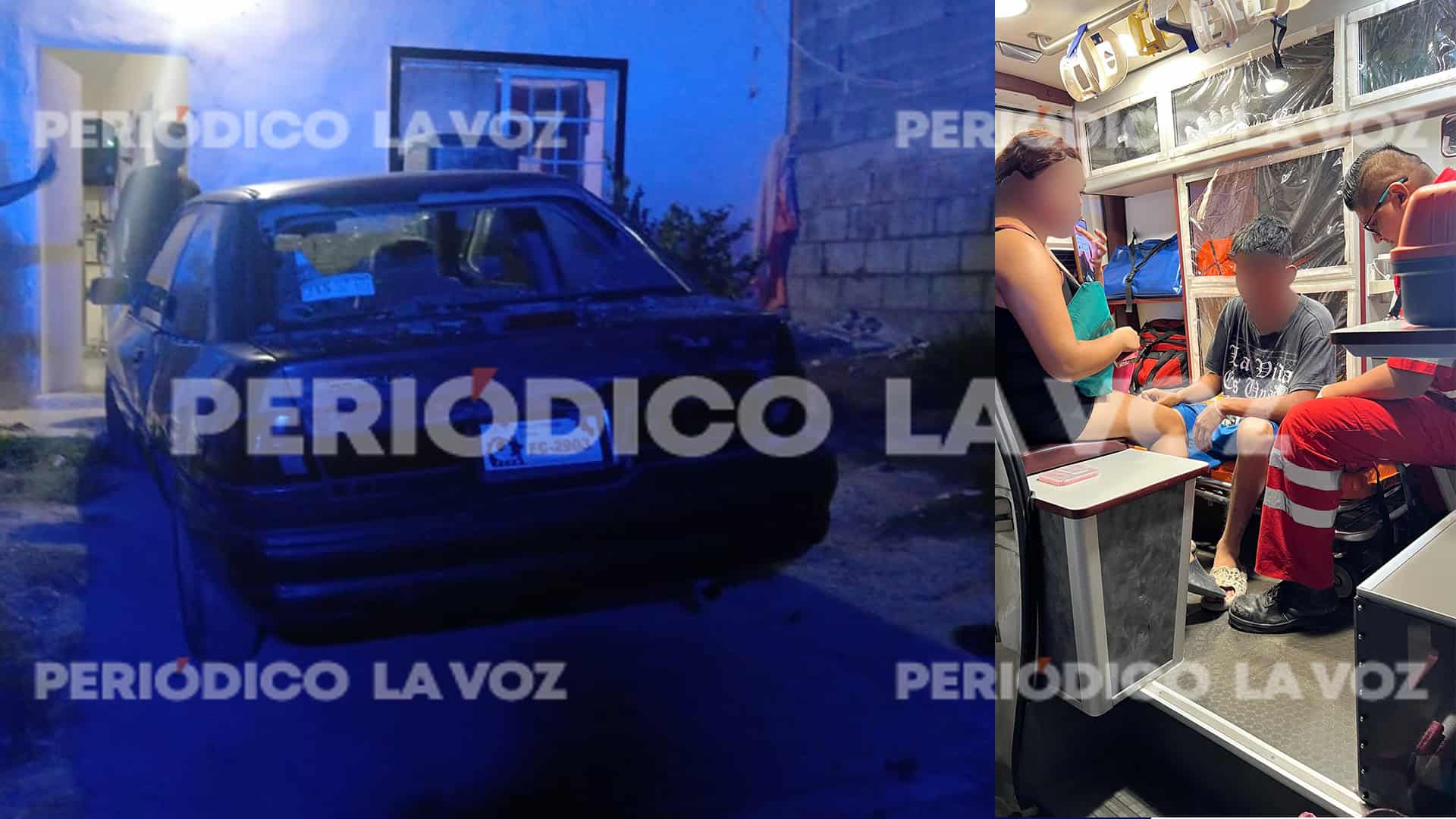 Policía y Cruz Roja intervienen en altercado por daños a vehículo