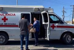 Accidente vial en Sabinas deja a motociclista con lesiones