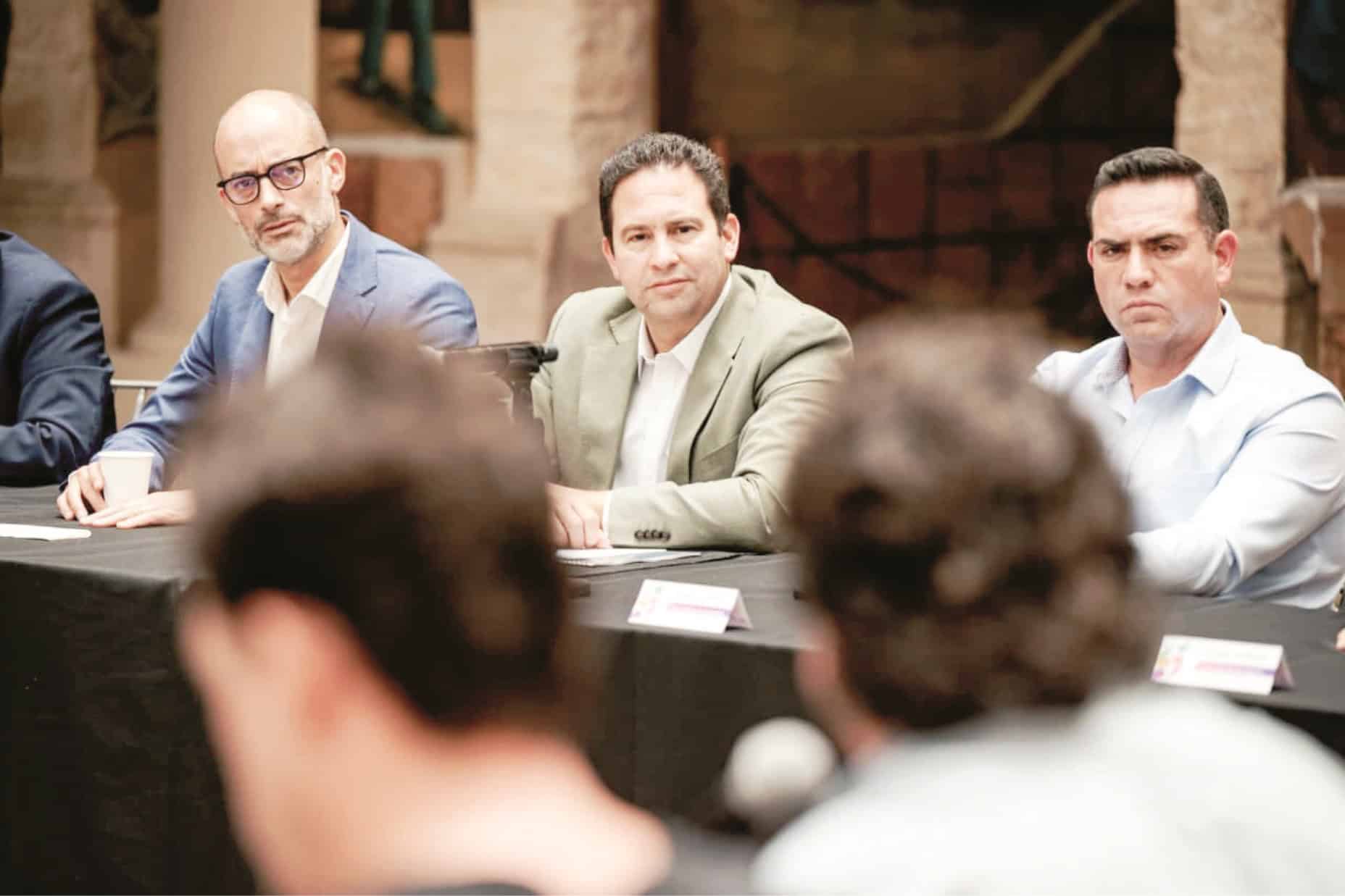 Alcalde de Saltillo se reúne para revisar avances en Revitalización del Distrito Centro
