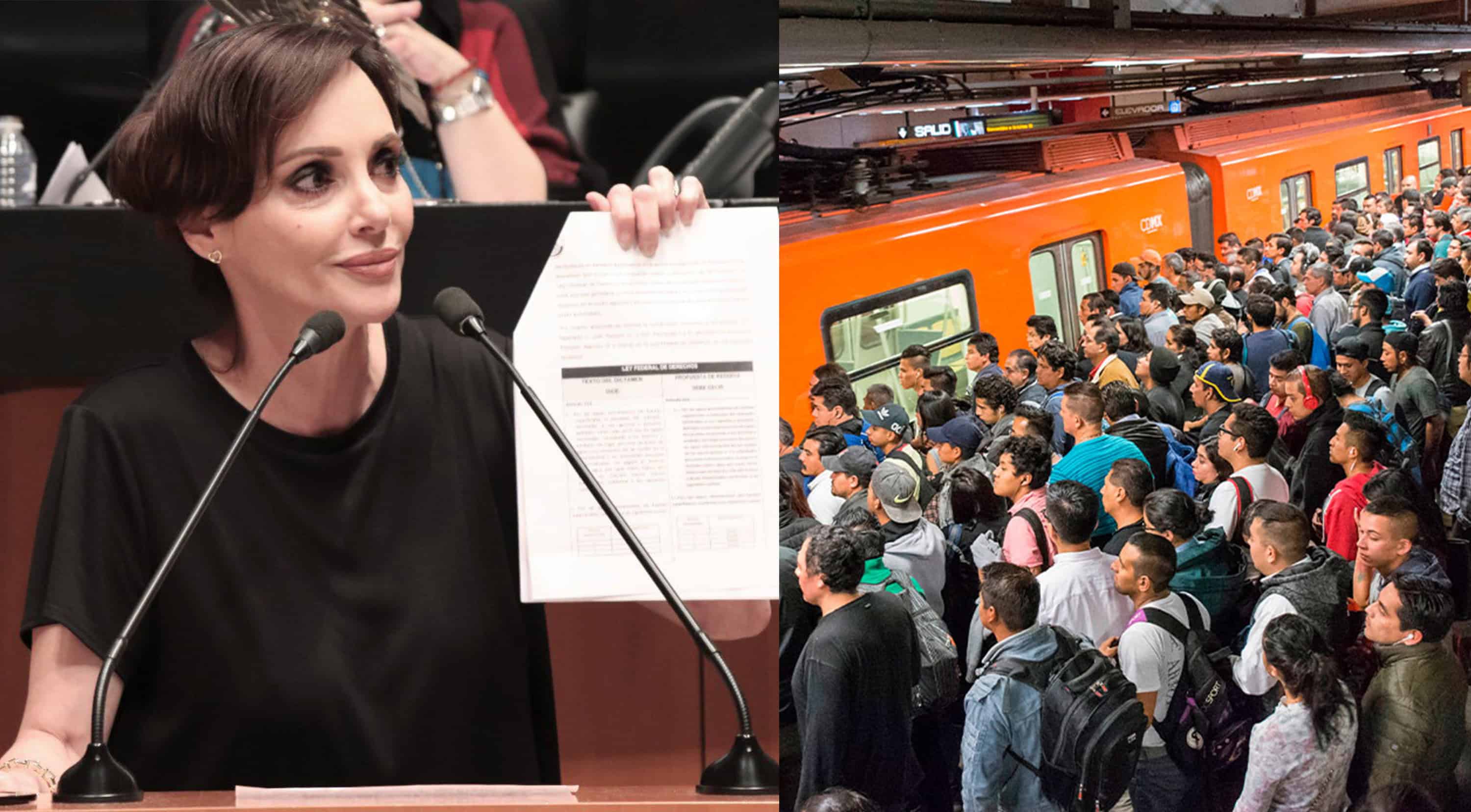 Apoyo de Lilly Téllez y Luis Felipe Calderón Jr. a policía sancionada en el Metro