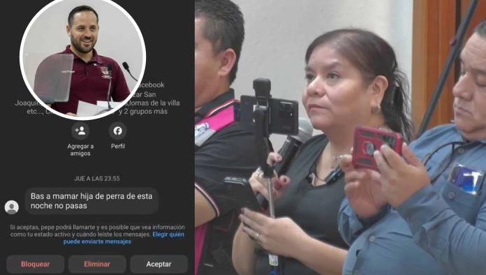 Periodista denunciará amenazas recibidas tras cuestionar a Jacobo Rodríguez