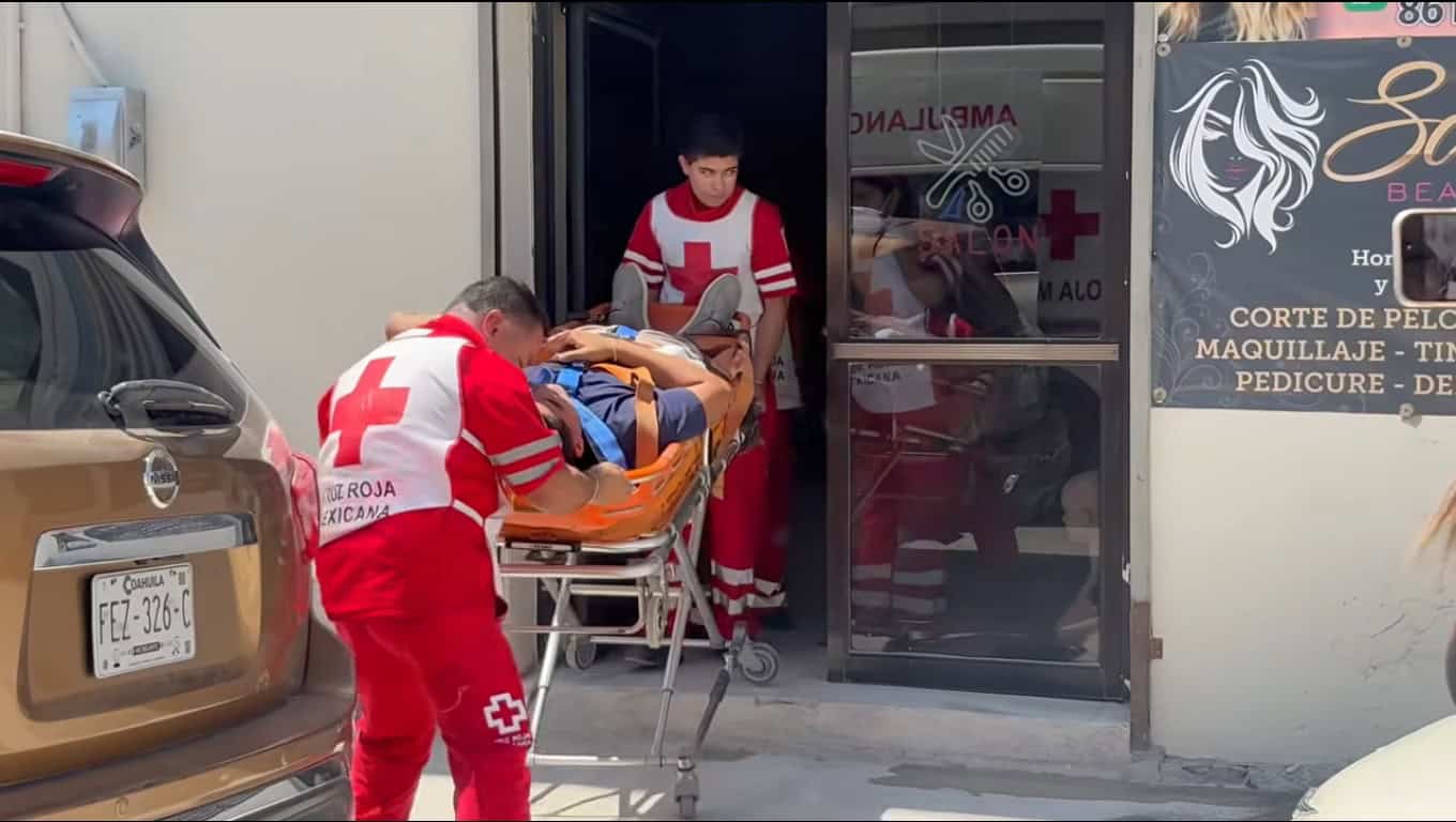 Persona atendida por Cruz Roja en Hotel San Jorge