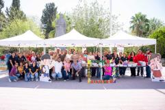 Alcaldesa Yesica Sifuentes lidera cierre de campaña de útiles escolares en Castaños