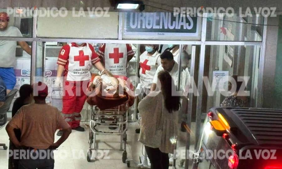 Fuerte Movilización por Hombre que Se autolesionó
