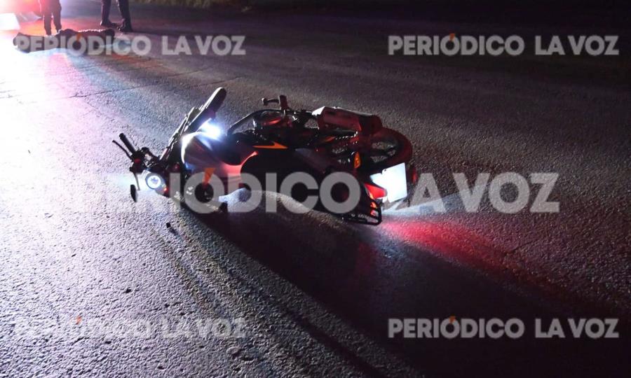 Accidente en bulevar deja a motociclista en estado delicado