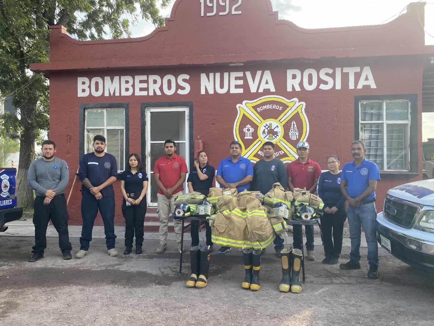 Bomberos de Coahuila reciben donación de equipo de protección