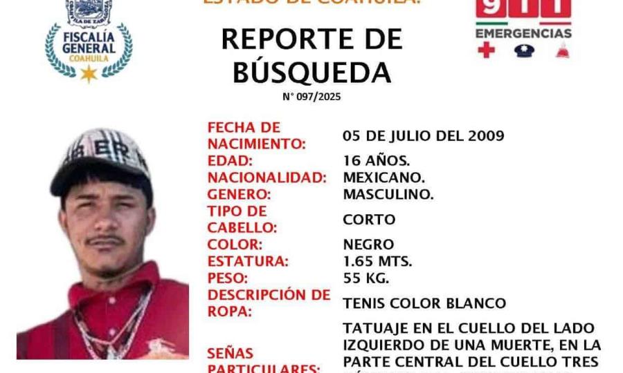 Activan búsqueda de joven desaparecido y lo localizan horas después