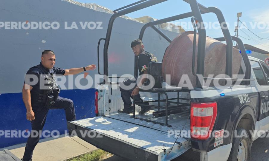 Detenido Joven por Robar Recolector de Agua en Coahuila