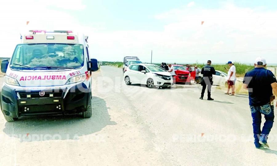 Conductora Resulta Lesionada en Choque en Carretera Estatal de Coahuila
