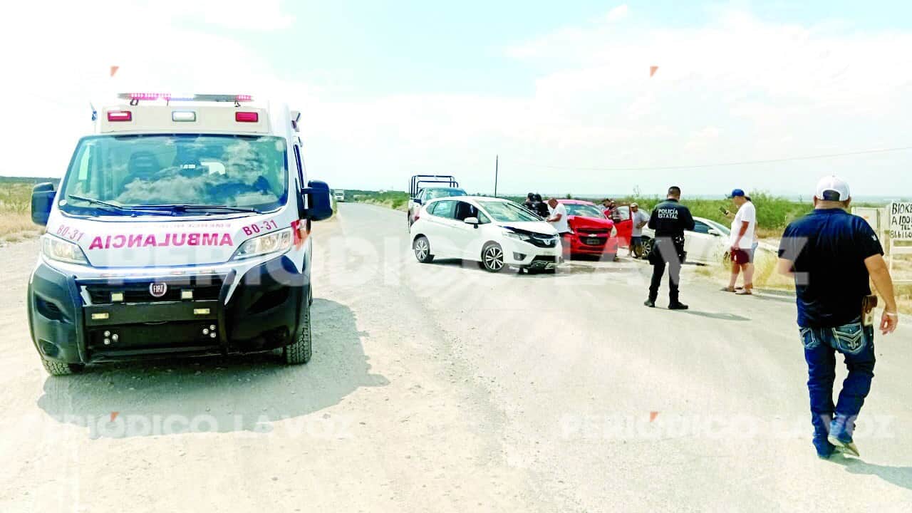 Conductora Resulta Lesionada en Choque en Carretera Estatal de Coahuila