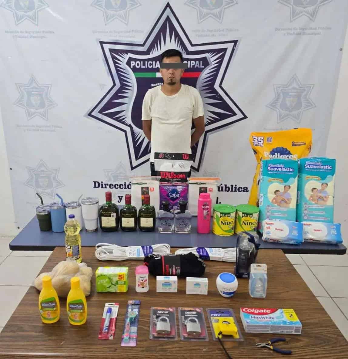 Intervención policial evita robo en supermercado de Sabinas