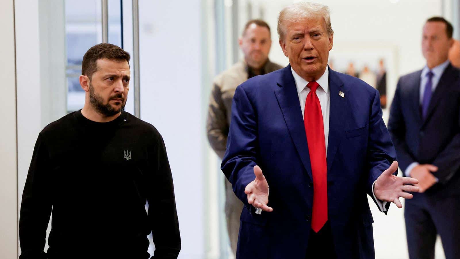 Trump recibe a Zelenski y sugiere rendición: "Puede acabar la guerra si quiere"
