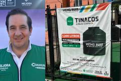 Beneficia Memo Ruiz a más de 400 familias con tinacos subsidiados