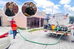 Municipio defiende reparto de pipas pese a crisis por falta de agua