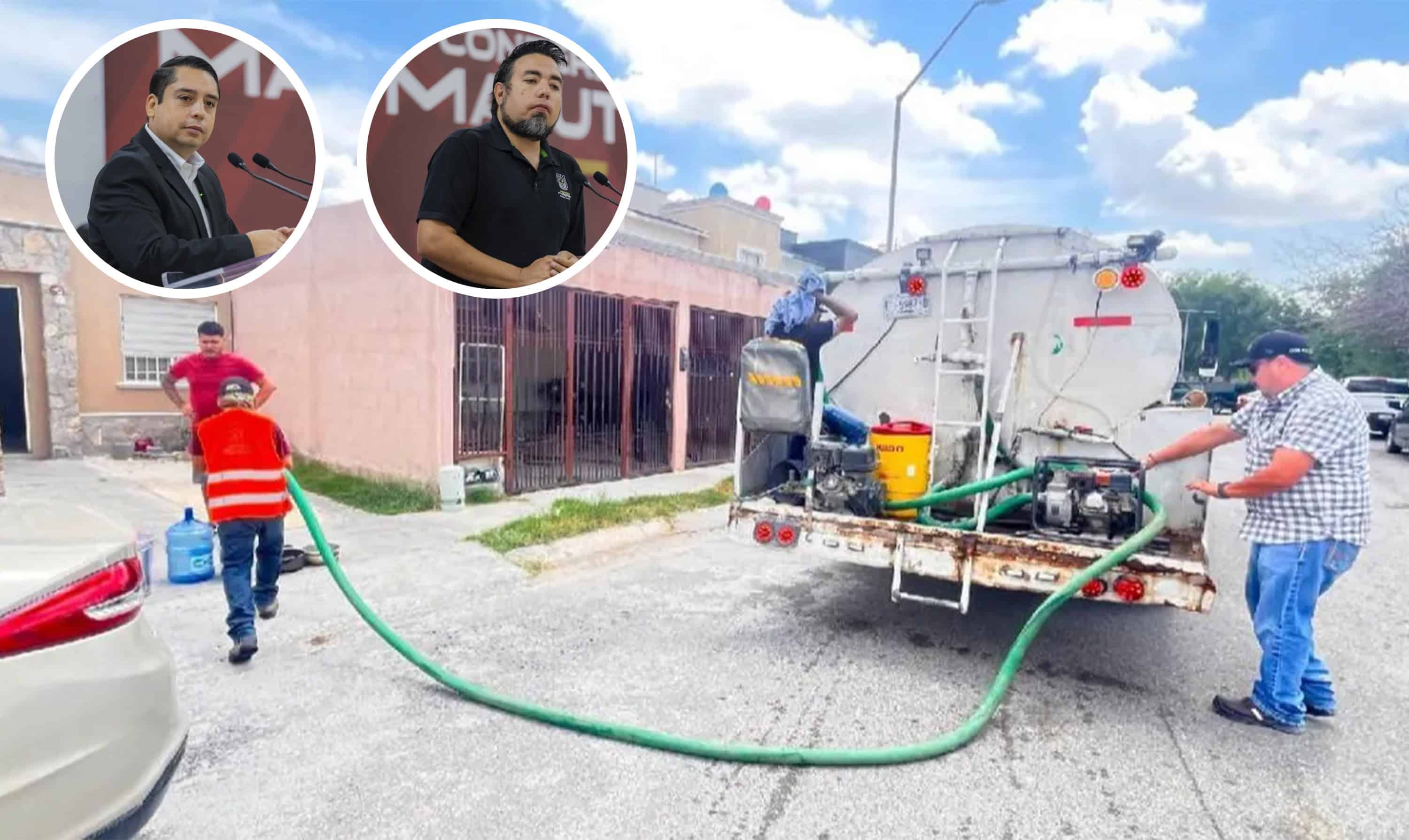 Municipio defiende reparto de pipas pese a crisis por falta de agua