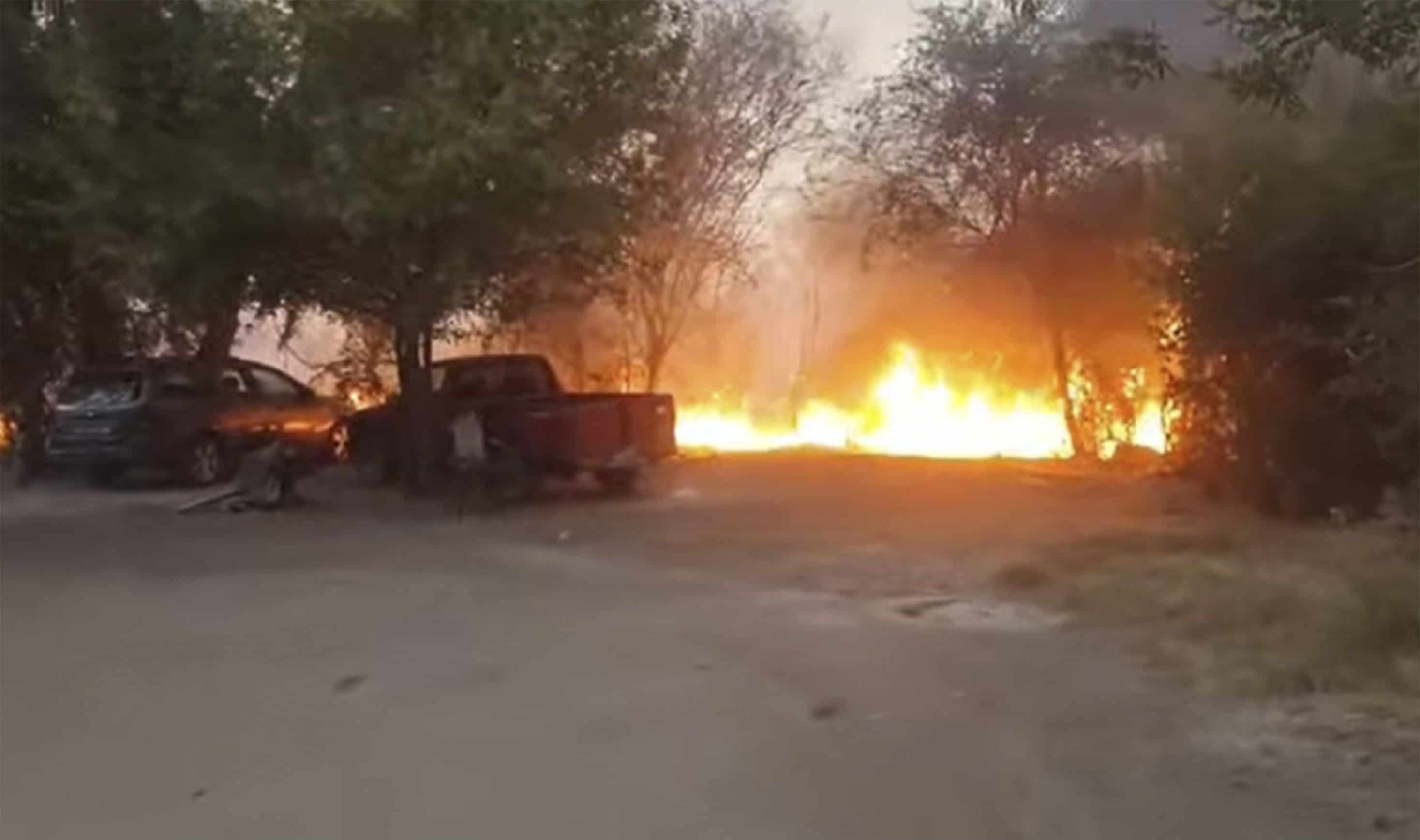 Detienen a dos adolescentes por incendio en la colonia Hacienda