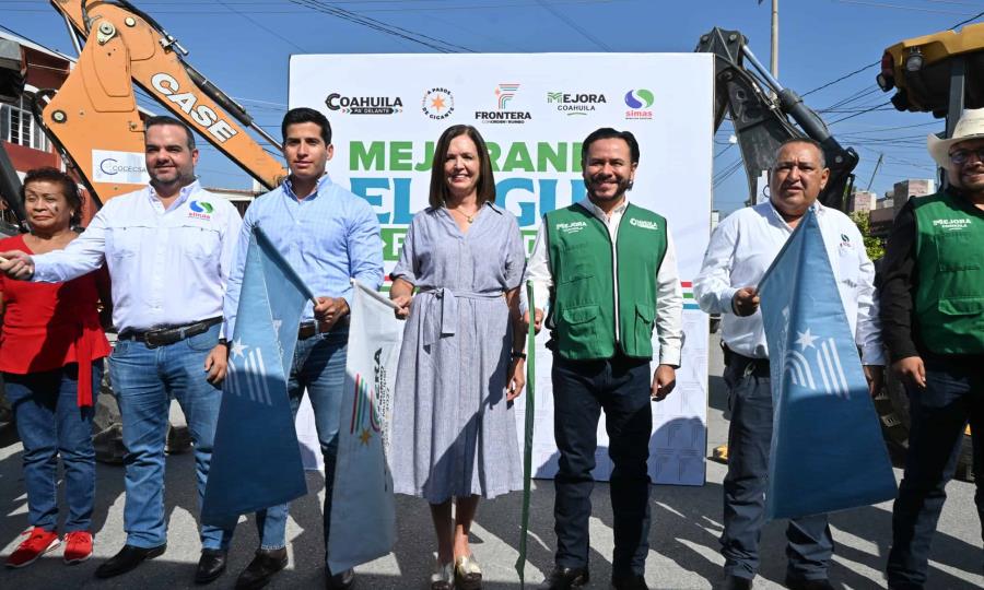Alcaldesa Sari Pérez Catú inicia obra de mejora en servicios de agua potable
