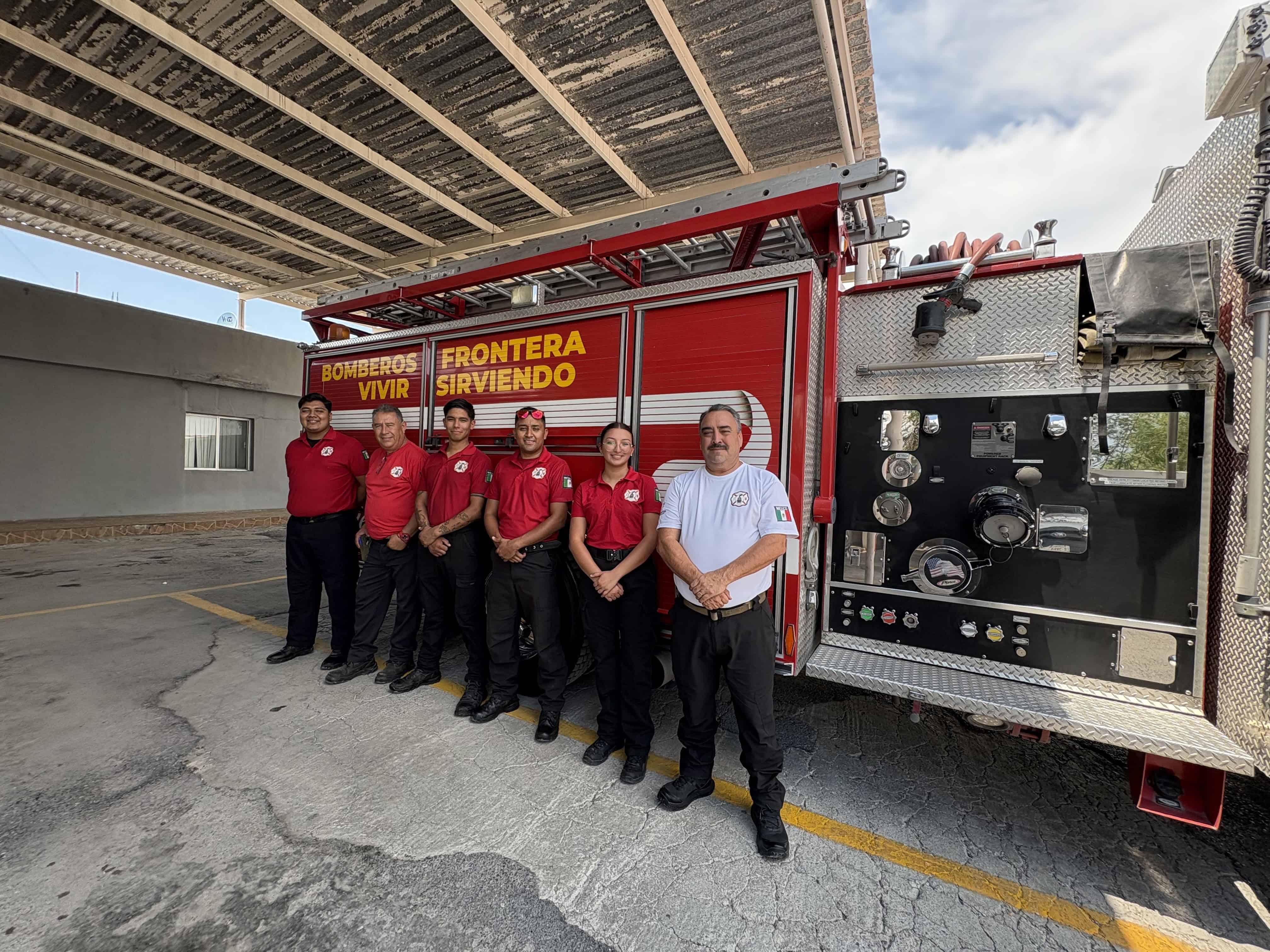 Homenaje a Celina Daniela y Antonio en el Día del Bombero Frontera