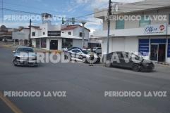 Accidente vial en cruce del Bulevar Madero deja daños materiales