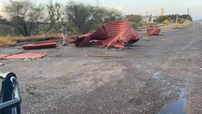 Fuertes vientos causan daños en el norte de Nava