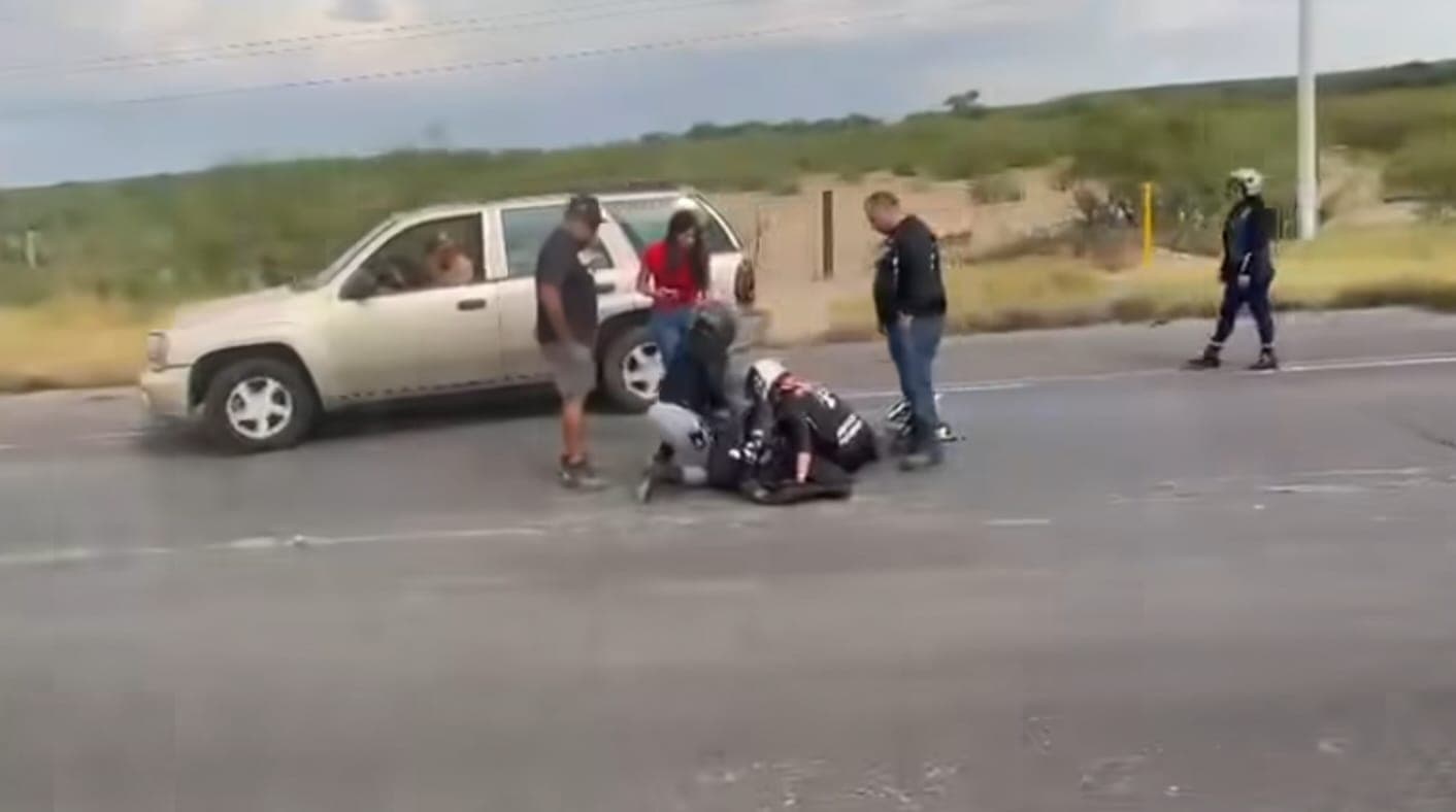 Intensa movilización de emergencia en Trinity por accidente de motociclista