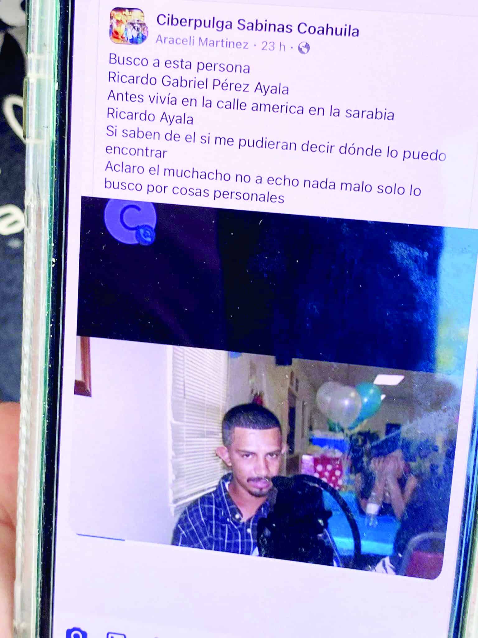 Fiscalía confirma detención de Ricardo Pérez Ayala tras búsqueda de madre