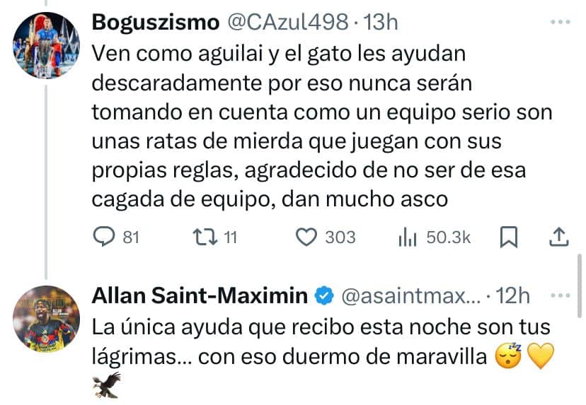 Duermo con tus lágrimas: Saint-Maximin responde con ironía a crítica de aficionado