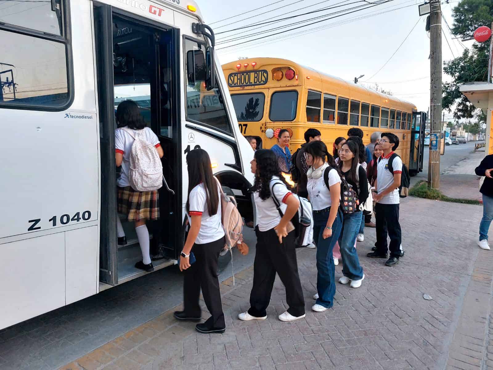 Arranca Programa de Transporte Escolar en Castaños