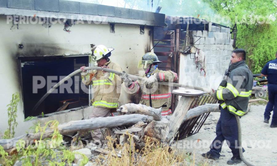 Incendio en La Loma deja tragedia con la muerte de un perro pastor alemán