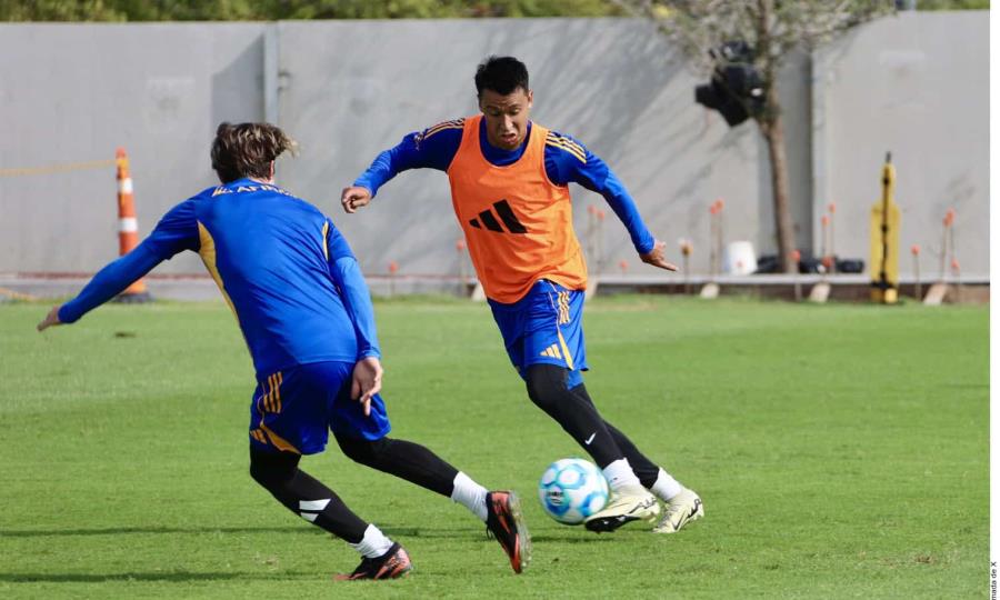 Tigres se prepara para enfrentar a Santos Laguna con ausencias en el entrenamiento