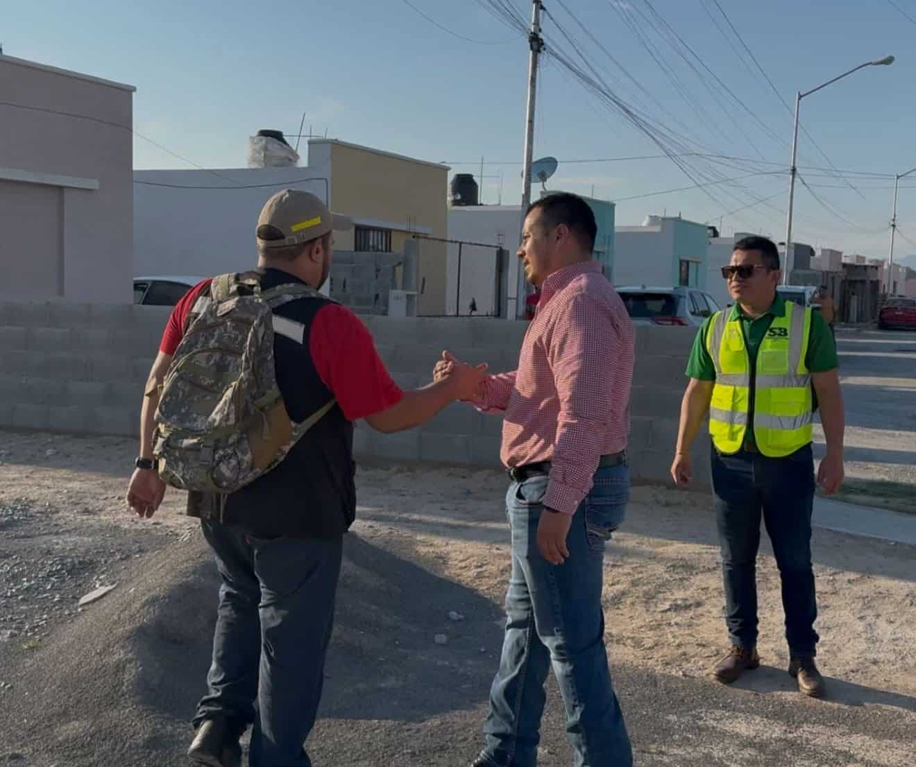 Javier Flores Rodríguez supervisa trabajos de limpieza en San Buenaventura