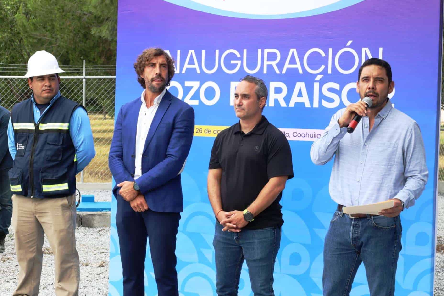 Inaugurado pozo El Paraíso Dos para fortalecer abasto de agua potable en Saltillo