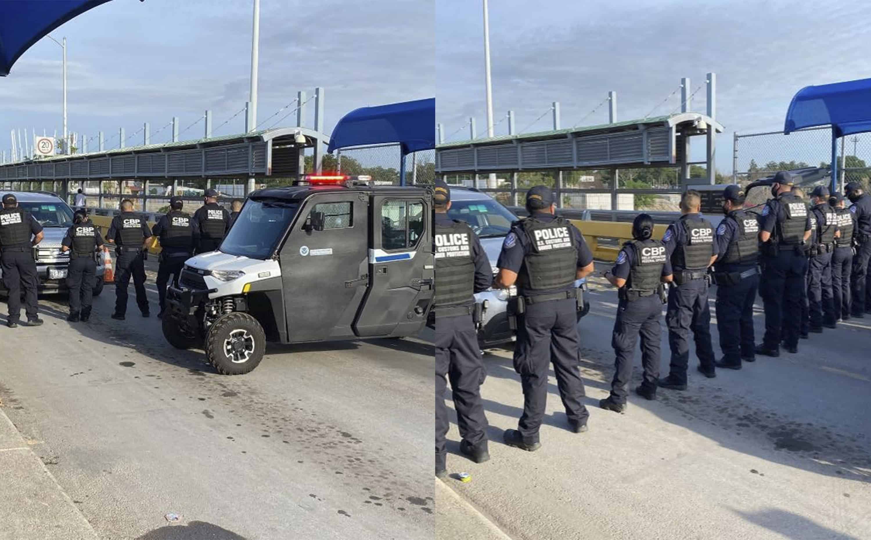 Realiza CBP sorpresivo simulacro en el Puente Internacional Uno