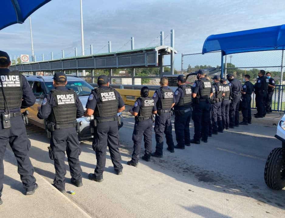 Realiza CBP sorpresivo simulacro en el Puente Internacional Uno