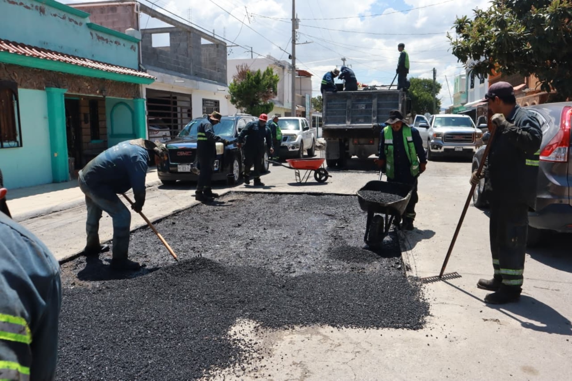 Intensificación de trabajos de reconstrucción en Saltillo tras lluvias