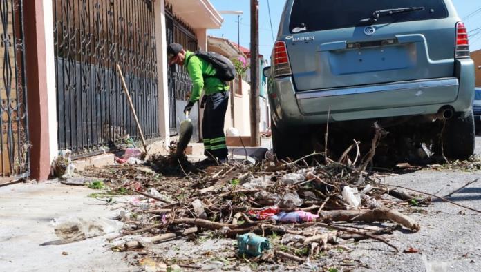 Rehabilitación urbana en Saltillo tras fuertes lluvias