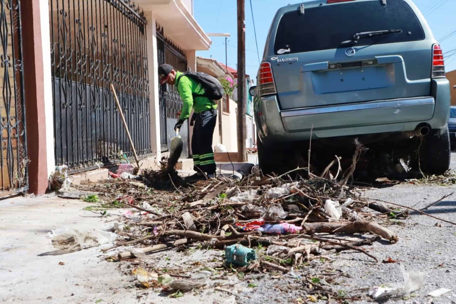 Rehabilitación urbana en Saltillo tras fuertes lluvias