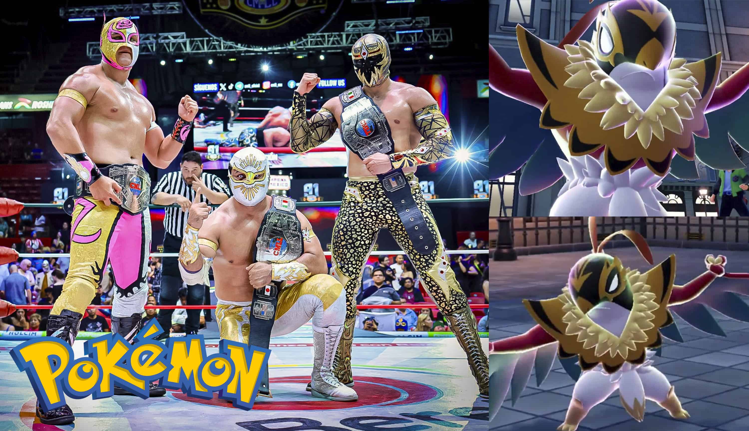 ¡Pokémon y CMLL se Unen para Presentar a Mega-Hawlucha en la Arena México!
