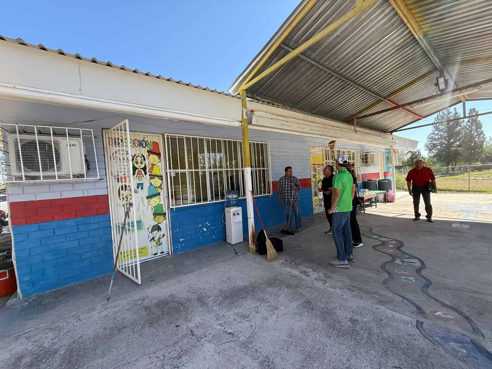 Renuevan Jardín de Niños Venustiano Carranza en Nueva Rosita 